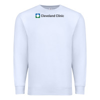 White Cleveland clinic Premium Sweatshirt - DesignPulse