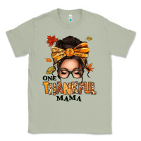 Matcha one thankful mama afro messy bun Classic Tee - texasbilliewilder