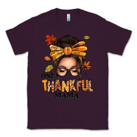 Plum one thankful mama afro messy bun Classic Tee - texasbilliewilder