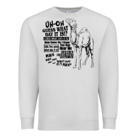 Dove Grey New Hump day camel Guess What Day Premium Sweatshirt - DesignPulse