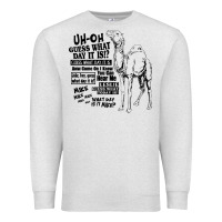 Oatmeal Heather New Hump day camel Guess What Day Premium Sweatshirt - DesignPulse