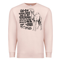 Pale Pink New Hump day camel Guess What Day Premium Sweatshirt - DesignPulse