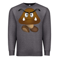 Charcoal Heather goomba Premium Sweatshirt - DesignPulse