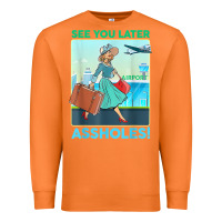 Carrot see you later assholes t shirt Premium Sweatshirt - DesignPulse