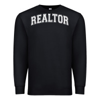 Black realtor Premium Sweatshirt - DesignPulse
