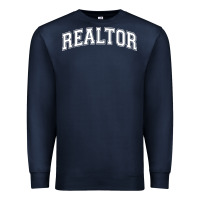 Navy realtor Premium Sweatshirt - DesignPulse