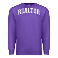 Purple realtor Premium Sweatshirt - DesignPulse
