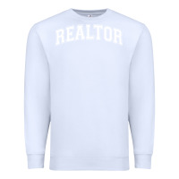 White realtor Premium Sweatshirt - DesignPulse