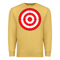 Antique Gold bulls eye target lazy diy halloween costume darts shooting t shirt Premium Sweatshirt - DesignPulse