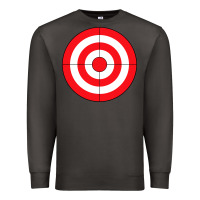 Smoke bulls eye target lazy diy halloween costume darts shooting t shirt Premium Sweatshirt - DesignPulse