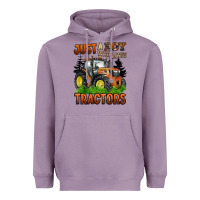 Just A Boy Who Loves Tractors Heavyweight Hoodie | Teevron