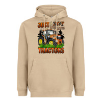 Mushroom just a boy who loves tractors Heavyweight Hoodie - BarkalooDesign