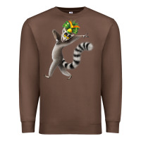 Chestnut All Hail King Julien Premium Sweatshirt - DesignPulse