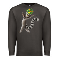 Smoke All Hail King Julien Premium Sweatshirt - DesignPulse