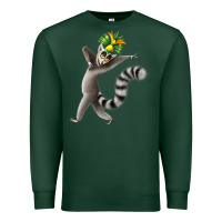 Sports Green All Hail King Julien Premium Sweatshirt - DesignPulse