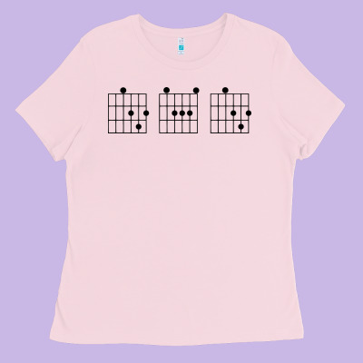 Guitar Chord Dad Ladies Tee Designed By Bettercallsaul