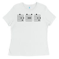 White Guitar Chord dad Ladies Tee - Bettercallsaul