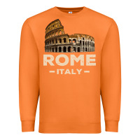 Carrot Cool Vintage Roma Italia Colosseum Souvenirs, Rome Italy Pullover Hood Premium Sweatshirt - DesignPulse