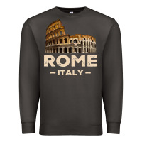 Smoke Cool Vintage Roma Italia Colosseum Souvenirs, Rome Italy Pullover Hood Premium Sweatshirt - DesignPulse