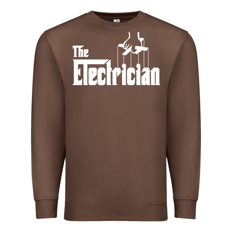 The Electrician The Godfather Parody Design Hipste Premium Sweatshirt by PixelWave | Teevron