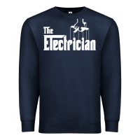 Navy the electrician the godfather parody design hipste Premium Sweatshirt - PixelWave
