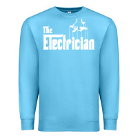 Ocean Blue the electrician the godfather parody design hipste Premium Sweatshirt - PixelWave