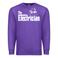 Purple the electrician the godfather parody design hipste Premium Sweatshirt - PixelWave