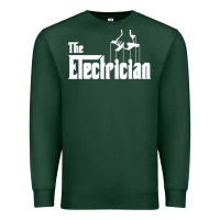 Sports Green the electrician the godfather parody design hipste Premium Sweatshirt - PixelWave