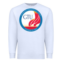 White graduate, theological, education (GTU) Premium Sweatshirt - PixelWave