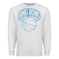Oatmeal Heather bing bong vintage distressed Premium Sweatshirt - PixelWave