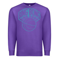 Purple bing bong vintage distressed Premium Sweatshirt - PixelWave