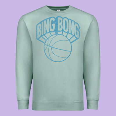 Bing Bong Vintage Distressed Premium Sweatshirt Designed By Pixelwave