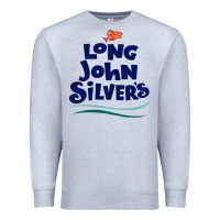 Heather Grey #long john silvers Premium Sweatshirt - PixelWave