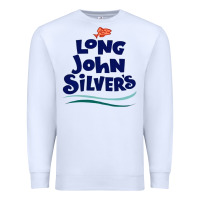 White #long john silvers Premium Sweatshirt - PixelWave