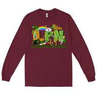 Burgundy LPN Licensed Practical Nurse St. Patrick's Day Long Sleeve Tee - CowGirlArtShop