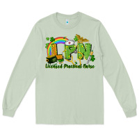 Matcha LPN Licensed Practical Nurse St. Patrick's Day Long Sleeve Tee - CowGirlArtShop