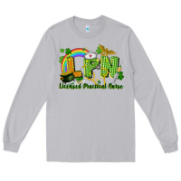 Moon Dust LPN Licensed Practical Nurse St. Patrick's Day Long Sleeve Tee - CowGirlArtShop