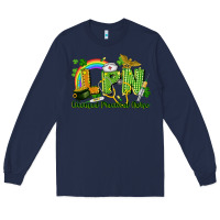 Navy LPN Licensed Practical Nurse St. Patrick's Day Long Sleeve Tee - CowGirlArtShop