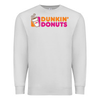 Dove Grey Dunkin'donuts Premium Sweatshirt - PixelWave