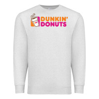 Oatmeal Heather Dunkin'donuts Premium Sweatshirt - PixelWave