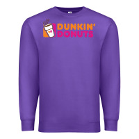 Purple Dunkin'donuts Premium Sweatshirt - PixelWave