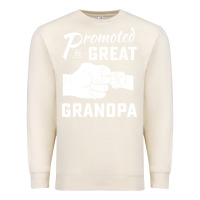 Sandshell Promoted to Great Grandpa Premium Sweatshirt - PixelWave