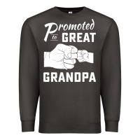 Smoke Promoted to Great Grandpa Premium Sweatshirt - PixelWave