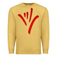 Antique Gold asl (american sign language) tshirt  i love you classic Premium Sweatshirt - PixelWave