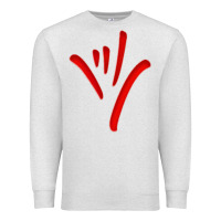 Oatmeal Heather asl (american sign language) tshirt  i love you classic Premium Sweatshirt - PixelWave
