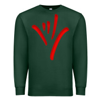 Sports Green asl (american sign language) tshirt  i love you classic Premium Sweatshirt - PixelWave
