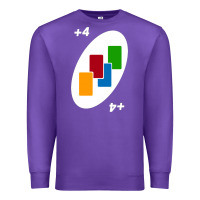 Uno Card Game Draw Four Premium Sweatshirt | Teevron