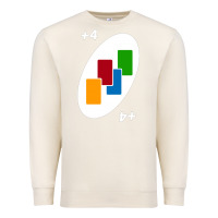 Sandshell Uno Card Game Draw Four Premium Sweatshirt - PixelWave