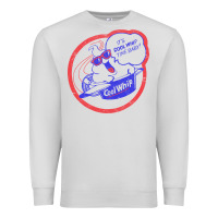 Dove Grey cool whip vintage design   80s aesthetic Premium Sweatshirt - PixelWave