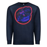 Navy cool whip vintage design   80s aesthetic Premium Sweatshirt - PixelWave